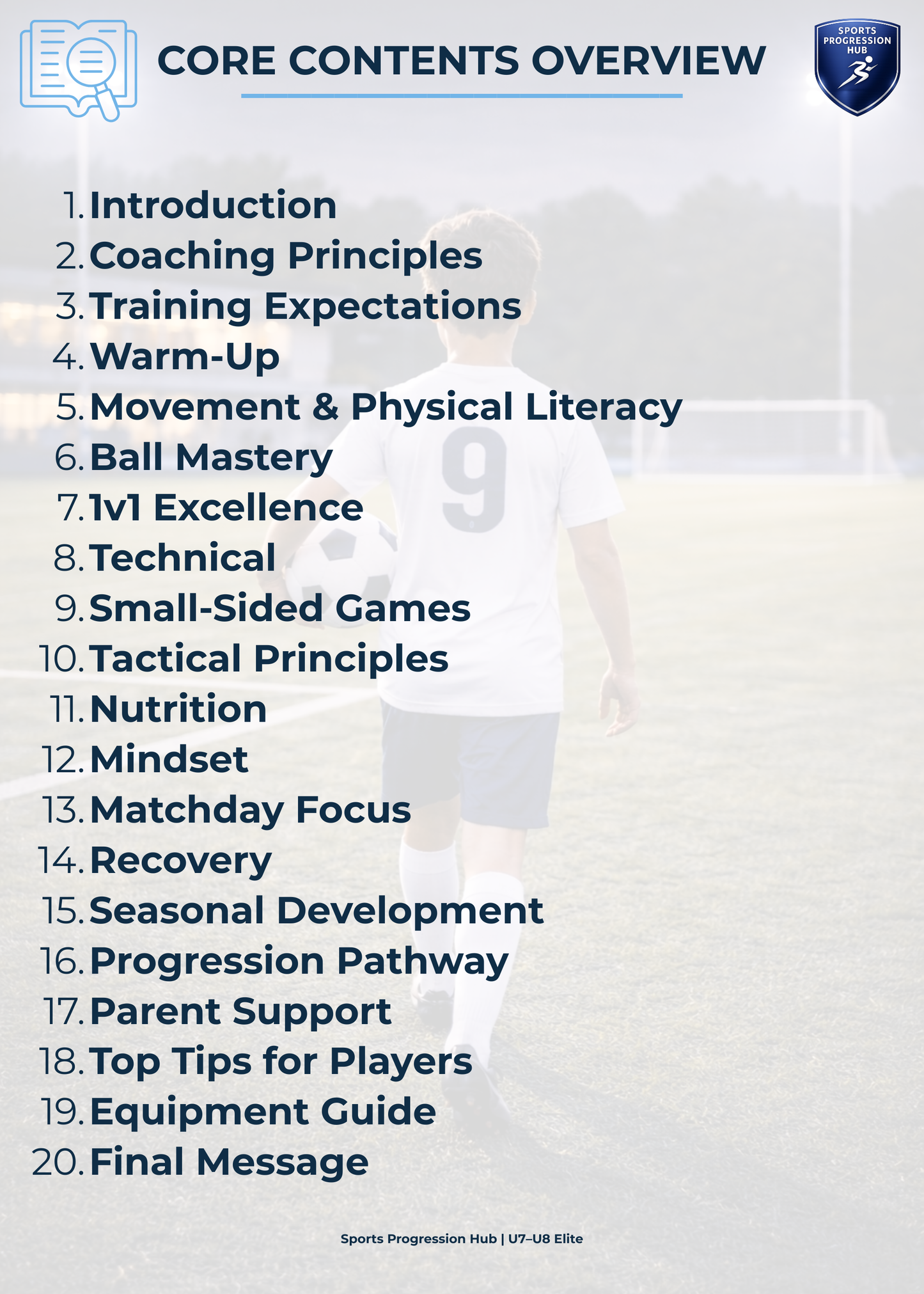 Football Development Guide - U7/U8 (Elite Edition)