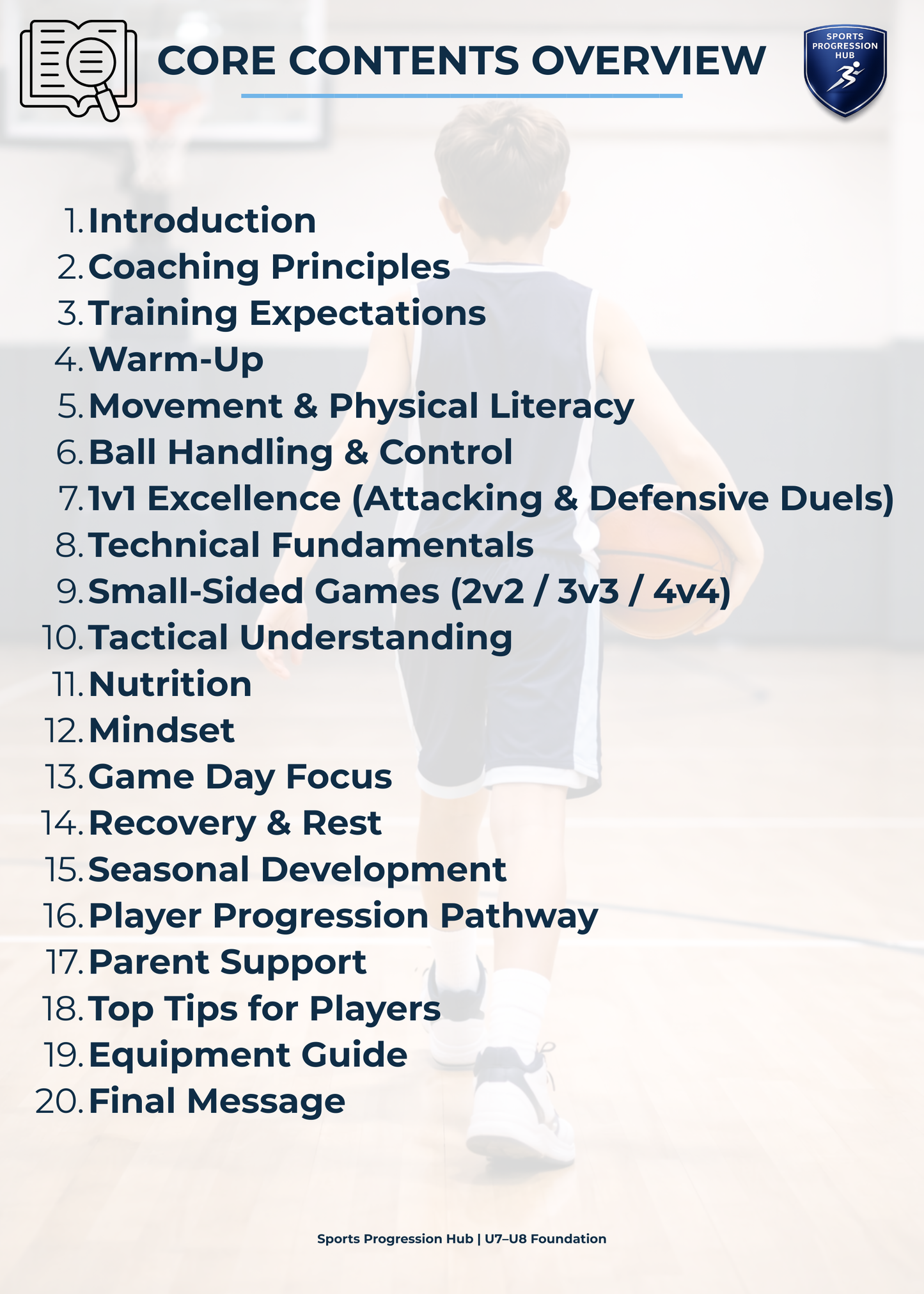 Basketball Development Guide - U7/U8 (Foundation Edition)