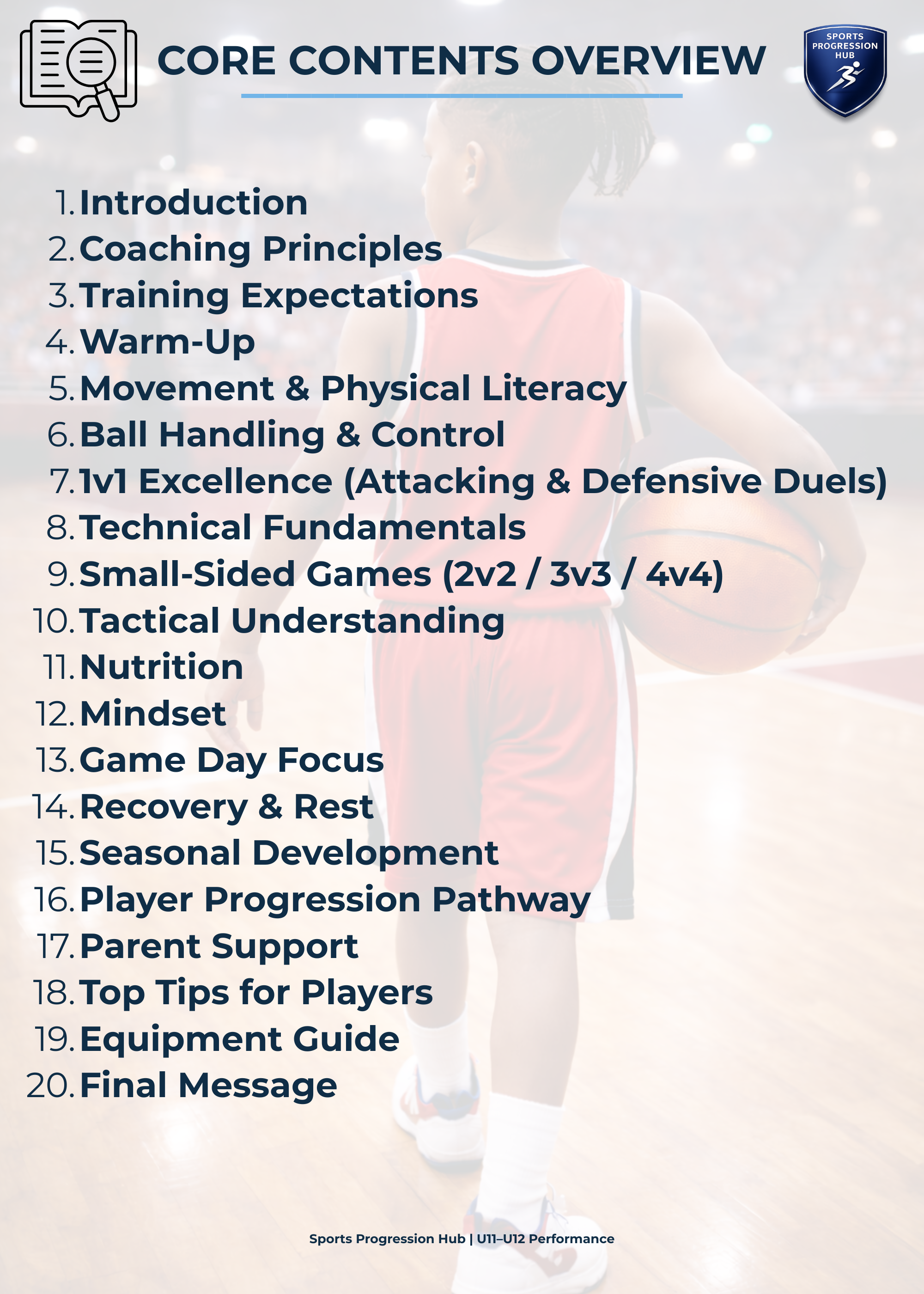 Basketball Development Guide - U11/U12 (Performance Edition)