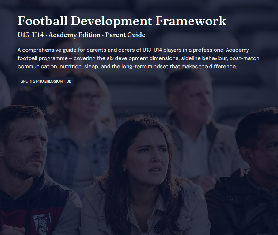 U13–U14 Academy Football Development Framework (Parents)
