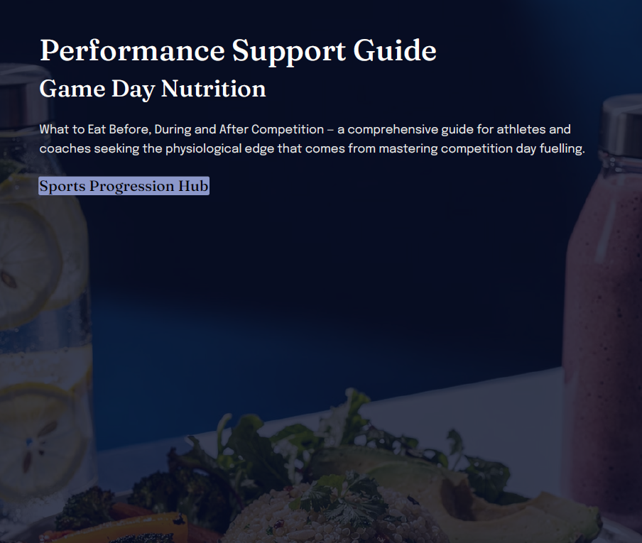 Game Day Nutrition