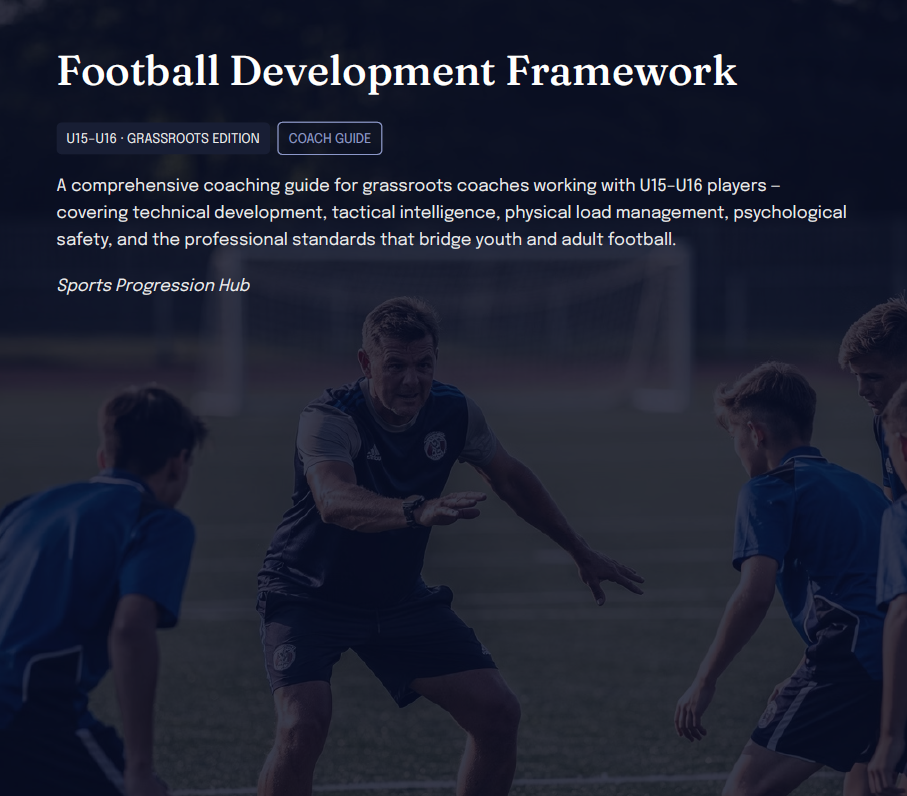 U15–U16 Grassroots Football Development Framework (Coaches)