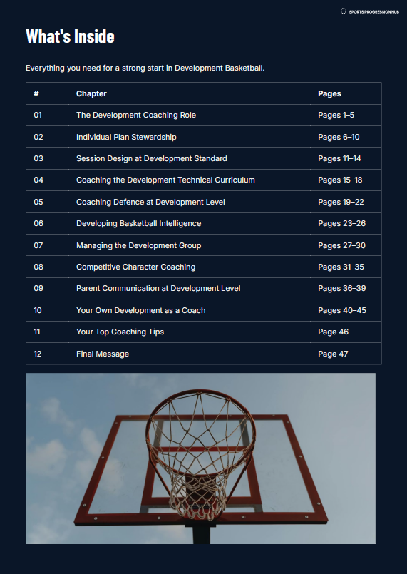 U7–U8 Basketball Development Coach Guide