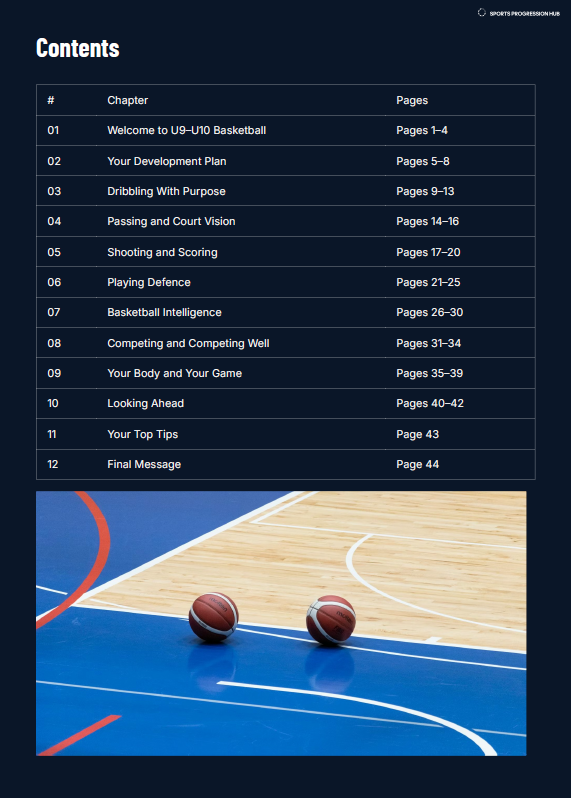 U9–U10 Basketball Foundation Player Guide