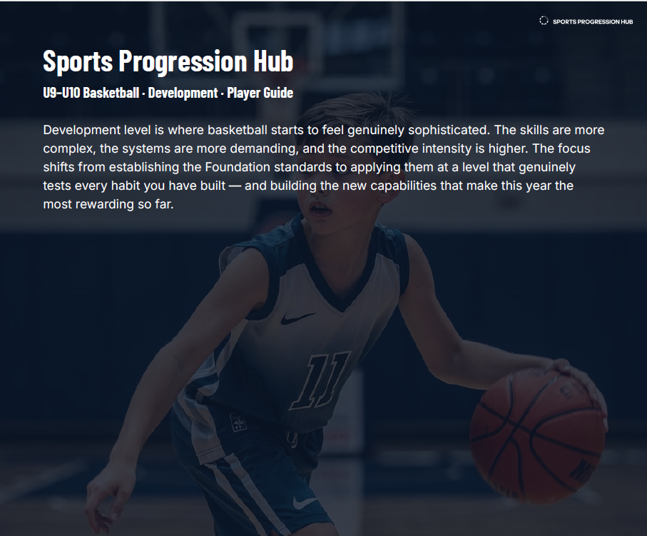 U9–U10 Basketball Development Player Guide