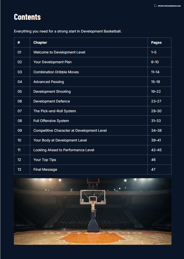 U9–U10 Basketball Development Player Guide