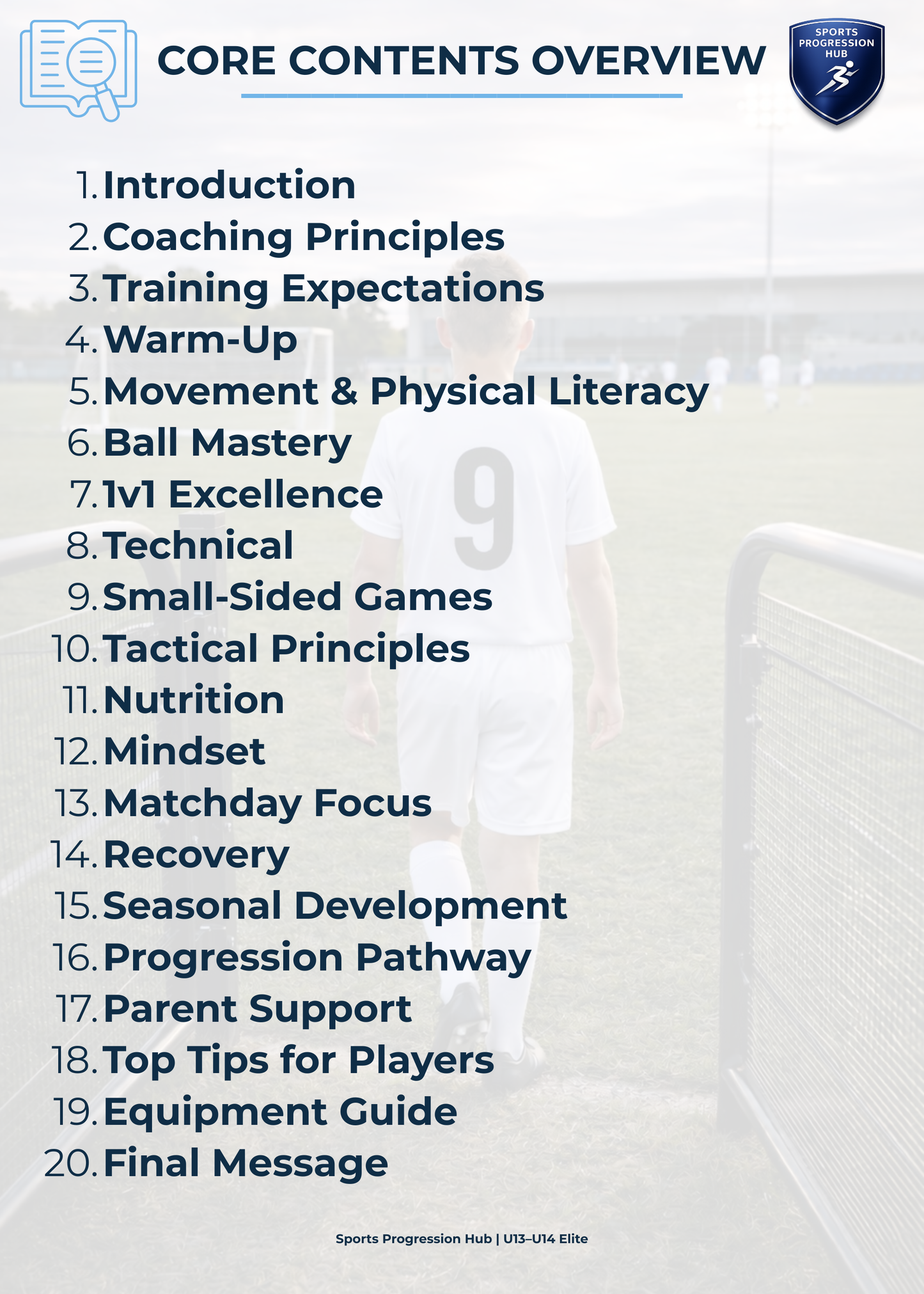 Football Development Guide - U13/U14 (Elite Edition)
