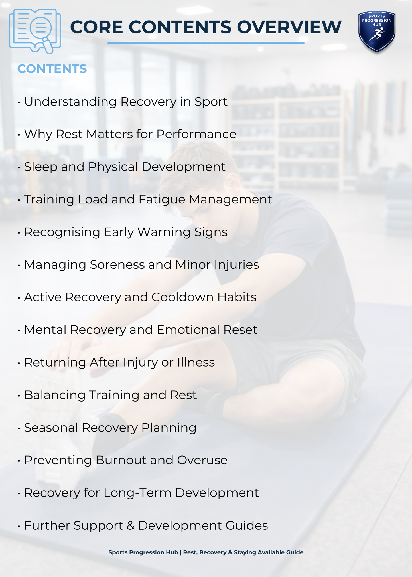 Rest, Recovery and Staying Available Guide