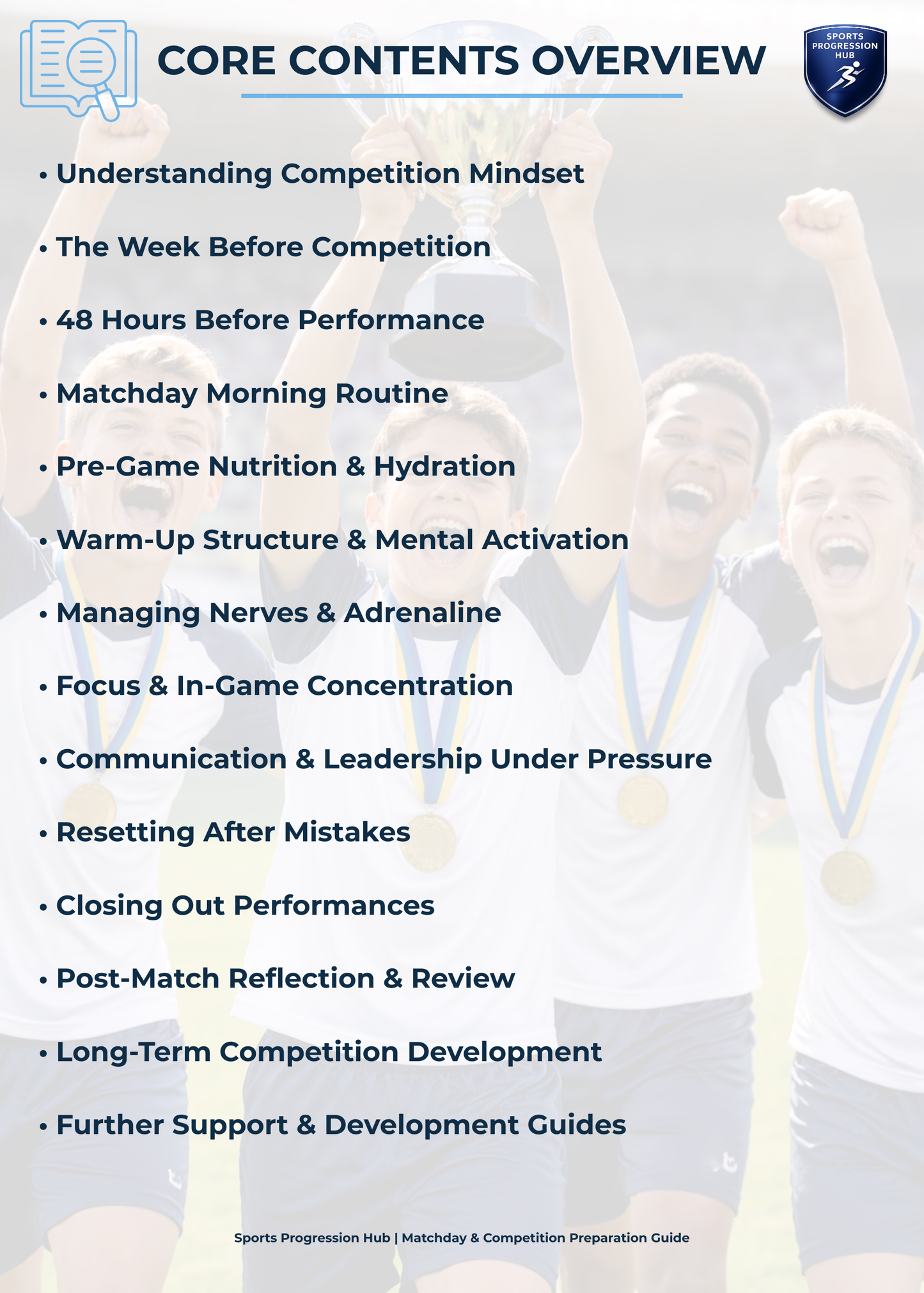 Matchday and Competition Preparation Guide