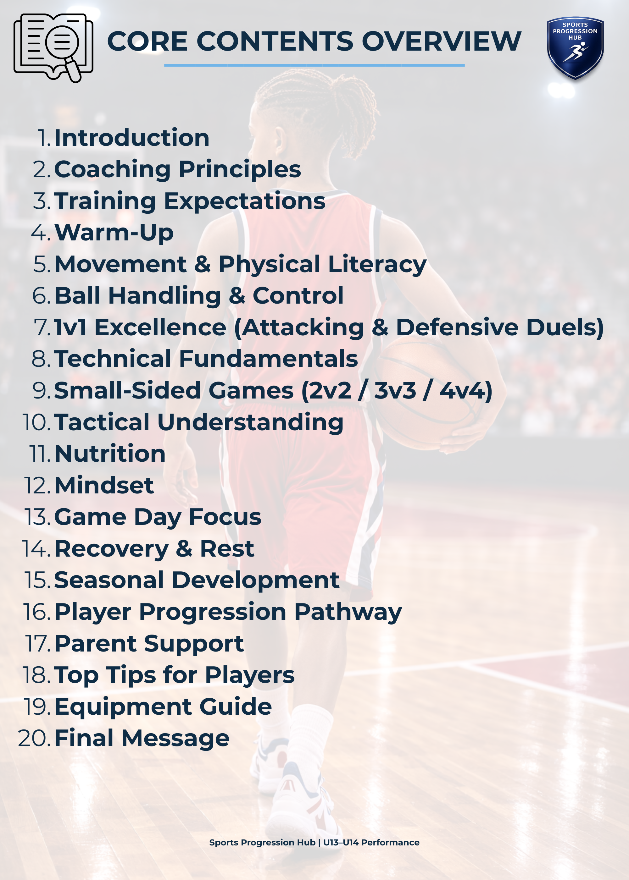 Basketball Development Guide - U13/U14 (Performance Edition)