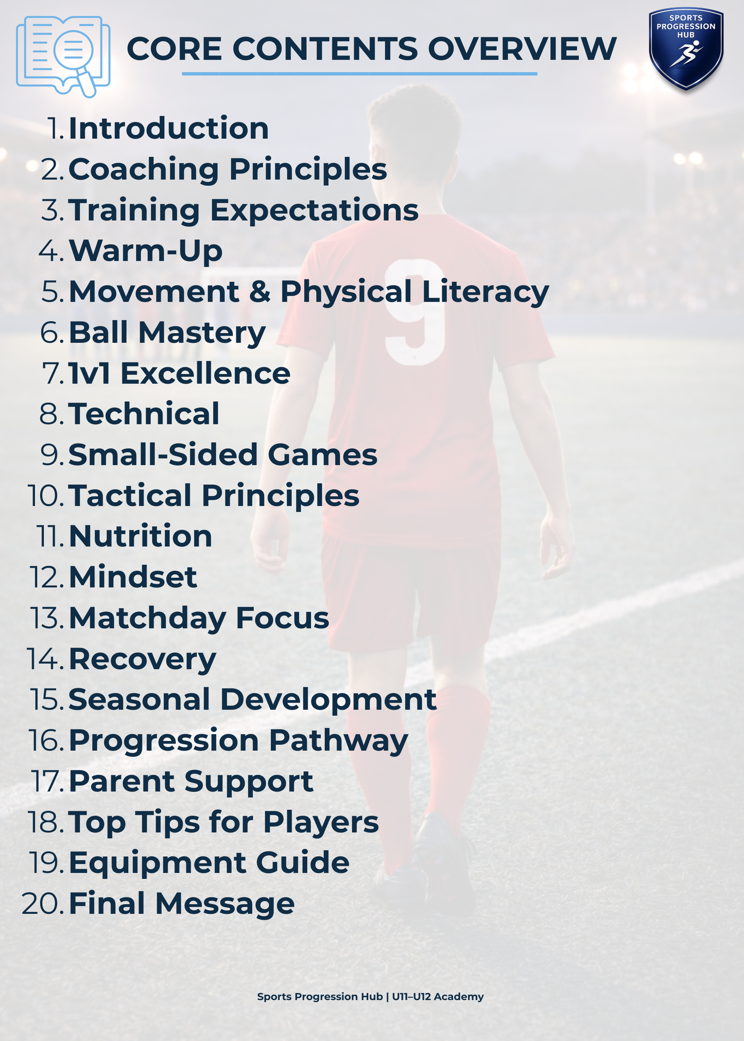 Football Development Guide - U11/U12 (Academy Edition)