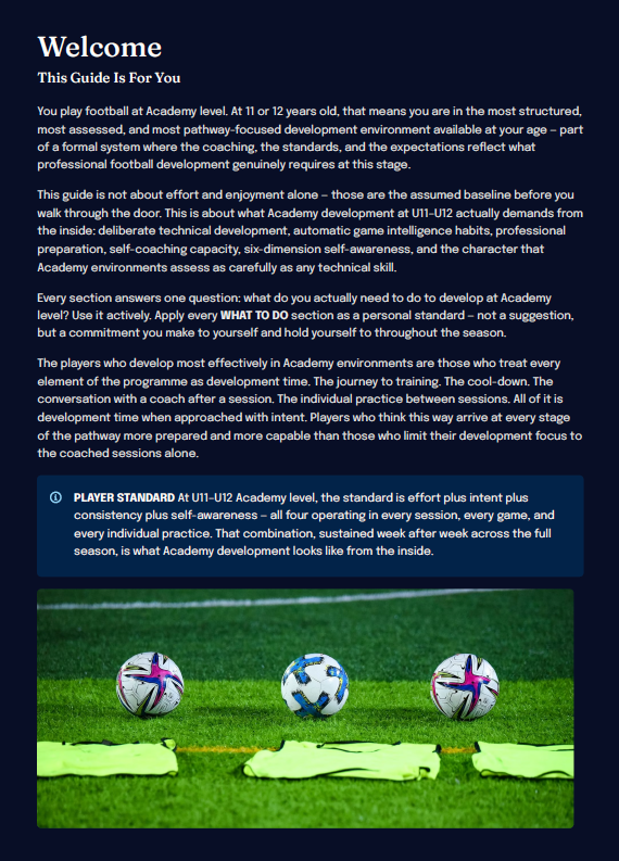 U11–U12 Academy Football Development Framework (Players)