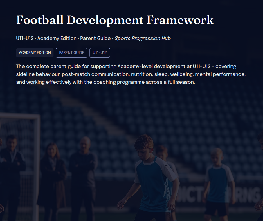U11–U12 Academy Football Development Framework (Parents)