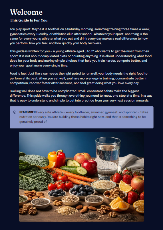 Eat to Perform - Ages 8–12