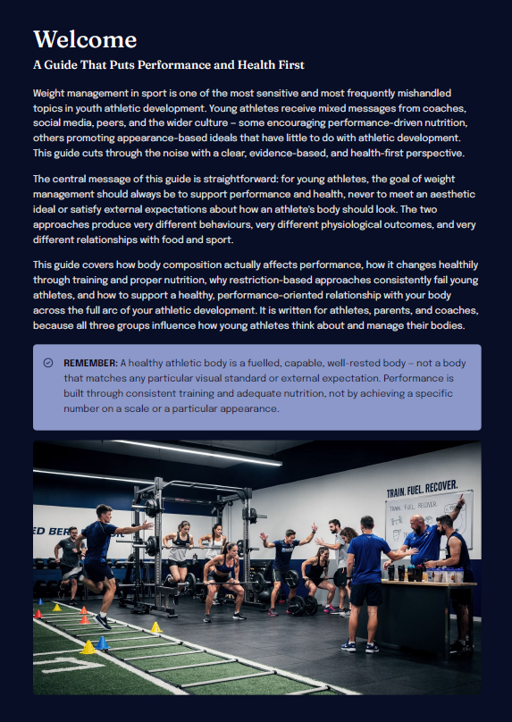 Weight Management for Young Athletes
