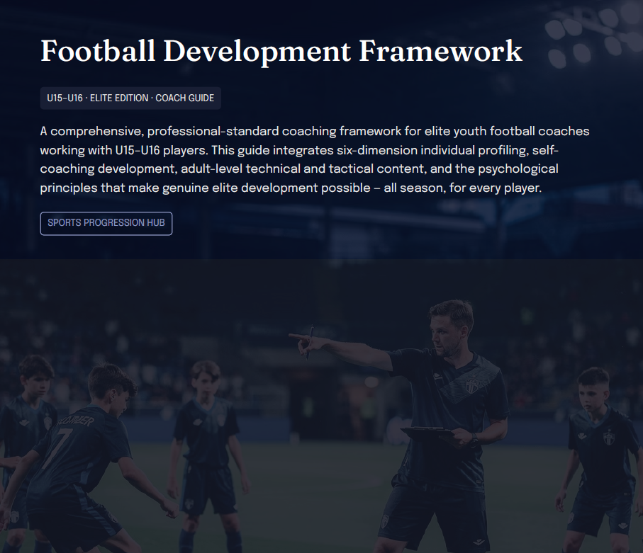 U15–U16 Elite Football Development Framework (Coaches)