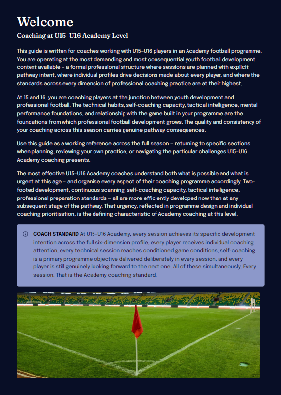 U15–U16 Academy Football Development Framework (Coaches)