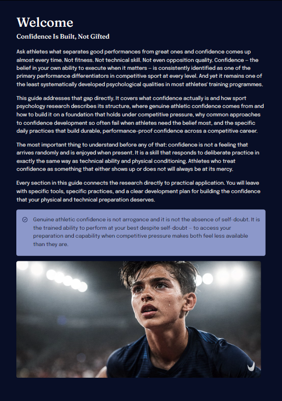 Confidence in Sport
