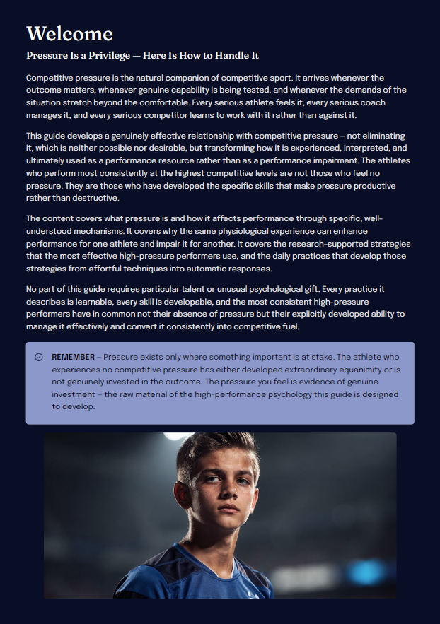 Managing Pressure