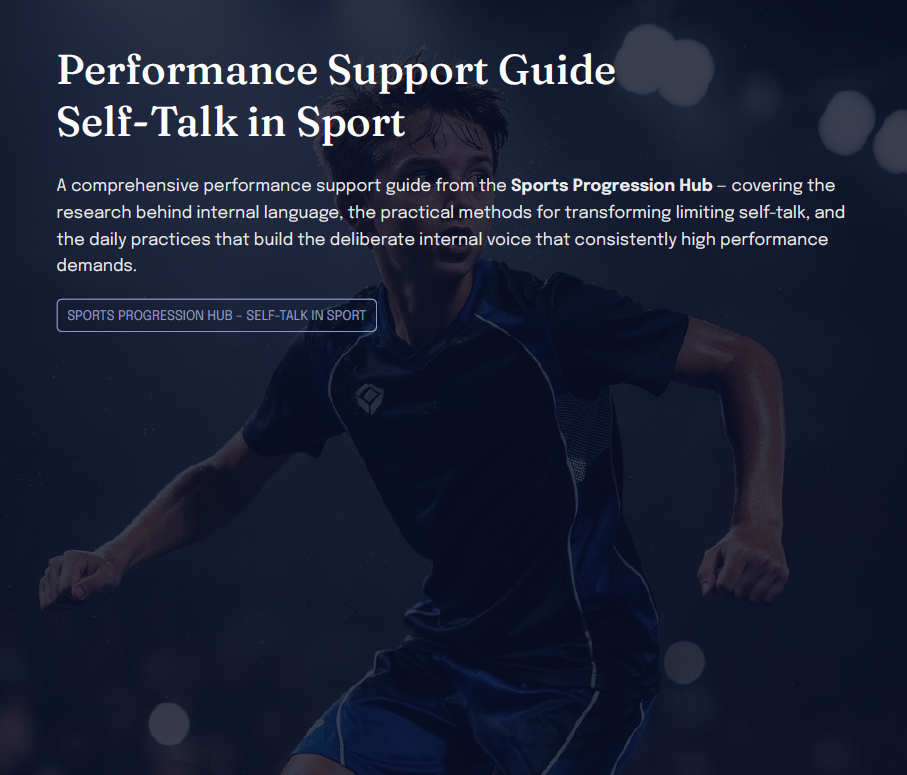 Self-Talk in Sport