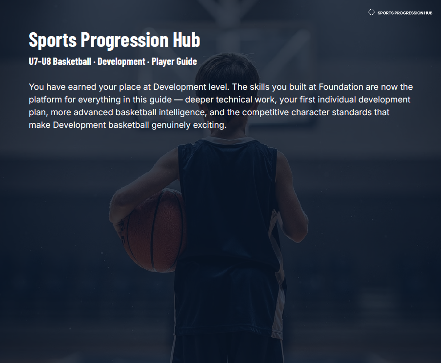 U7–U8 Basketball Development Player Guide