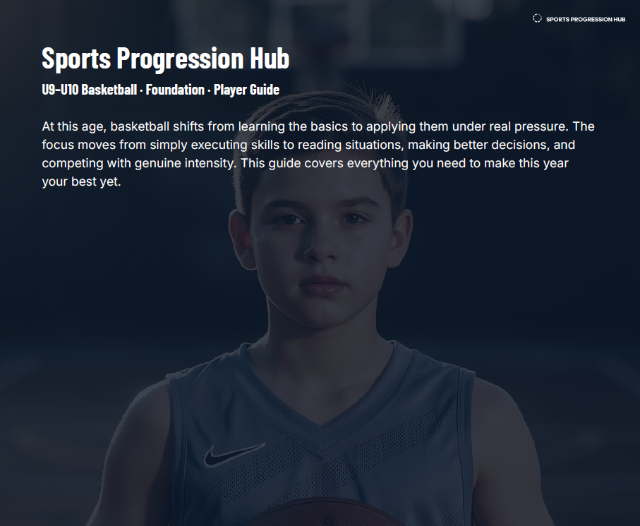 U9–U10 Basketball Foundation Player Guide