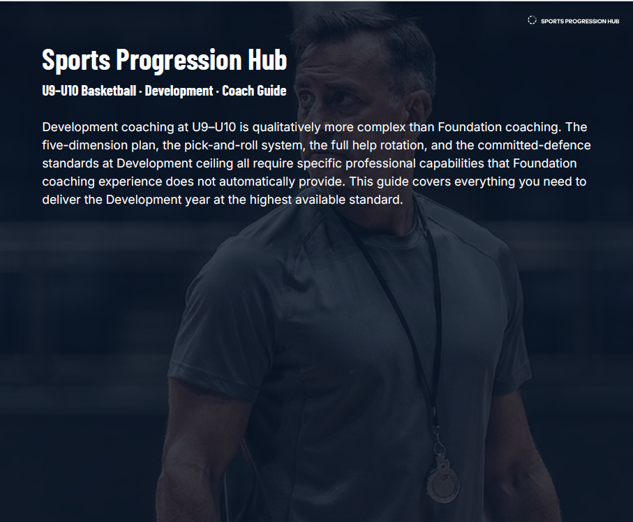 U9–U10 Basketball Development Coach Guide