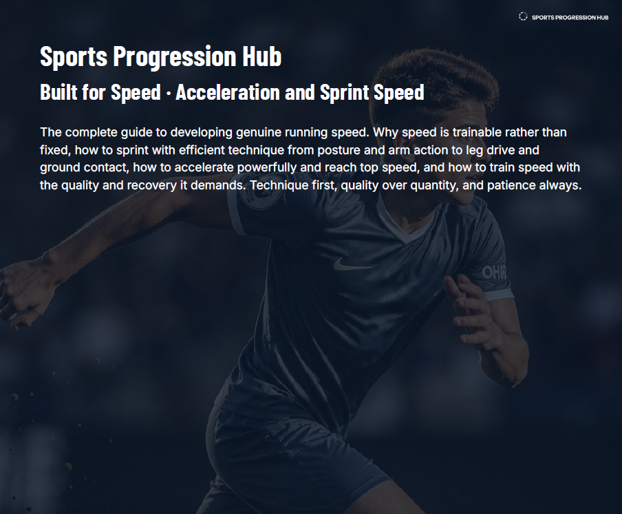 Acceleration and Sprint Speed